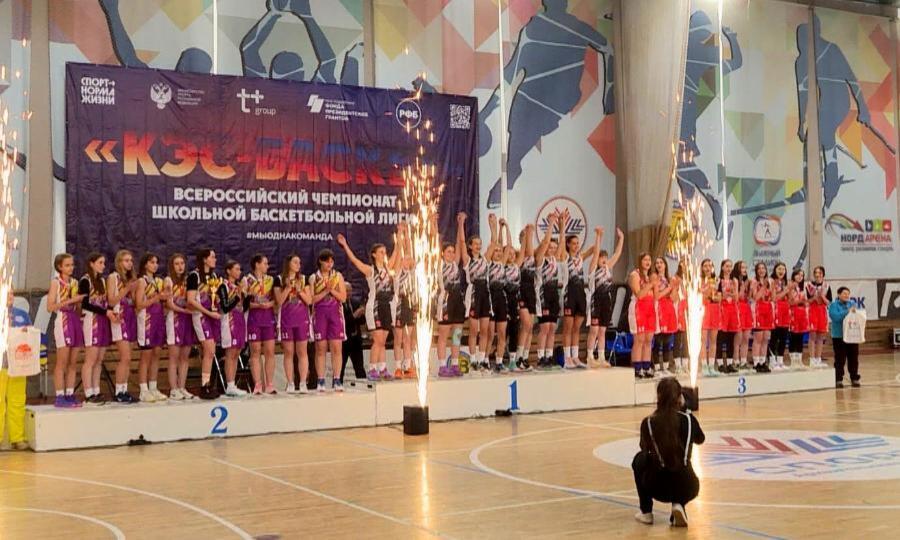 В Архангельске назвали победителя школьной баскетбольной лиги 