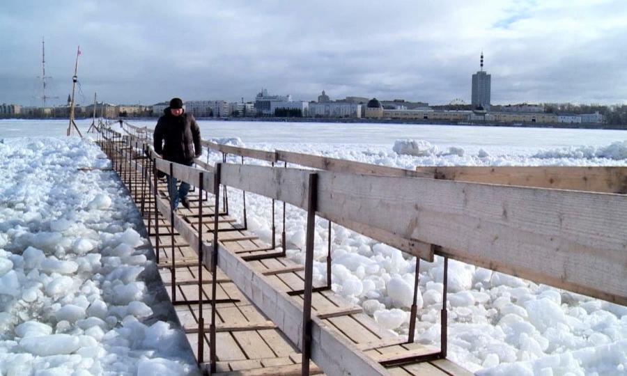 Сегодня закрывается ледовая переправа на Кегоостров