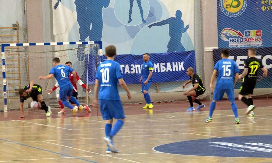 Мини-футбольный клуб «Поморье» уступил серебряному призёру Суперлиги «Норильскому никелю»