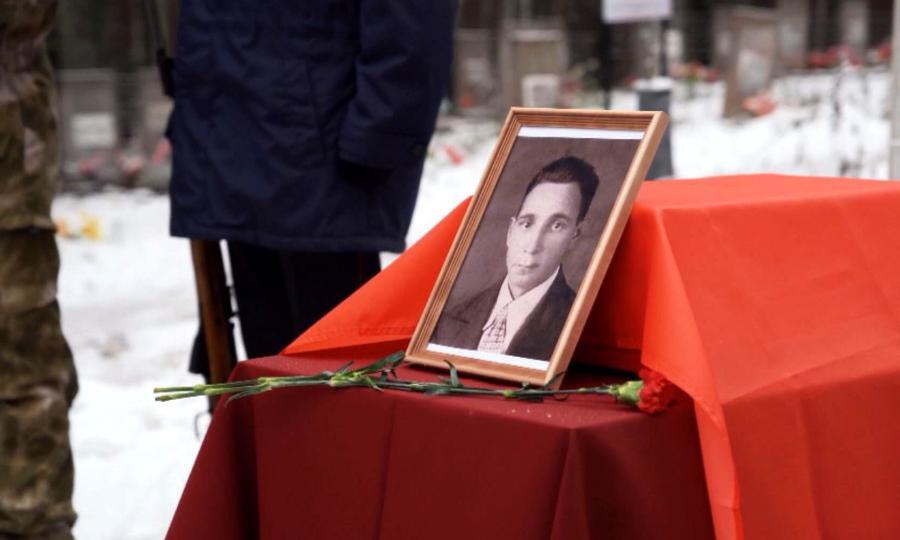В Онеге перезахоронили останки красноармейца Ивана Трапезникова