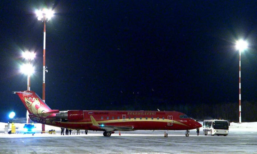 Обновлённый аэропорт Архангельск этим вечером принял первый пассажирский борт