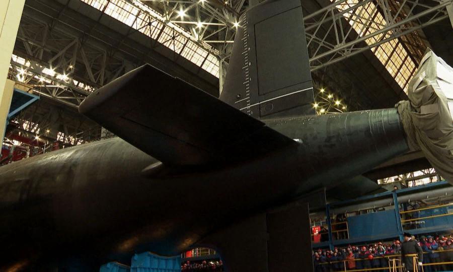 В Северодвинске вывели из эллинга атомную подводную лодку с именем столицы Поморья
