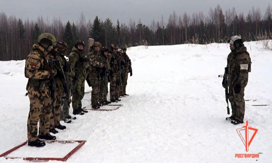 В Архангельском отряде «Ратник» прошли стажировку курсанты Новосибирского военного института Росгвардии