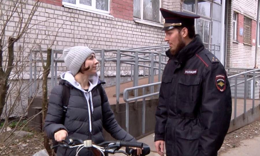 В Архангельске полицейские вернули женщине украденный велосипед