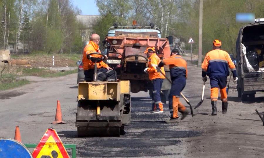 В Котласе начался ремонт дорог