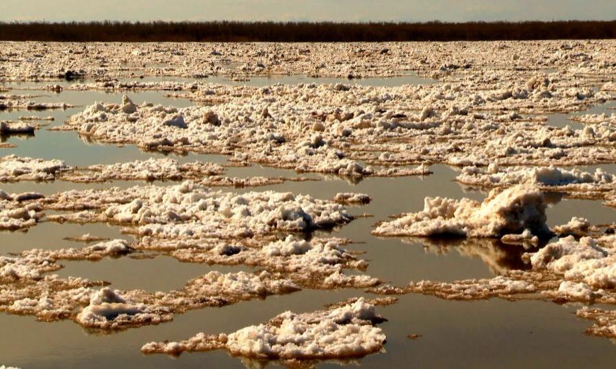 На реке Печоре в Ненецком округе произошло разрушение затора льда
