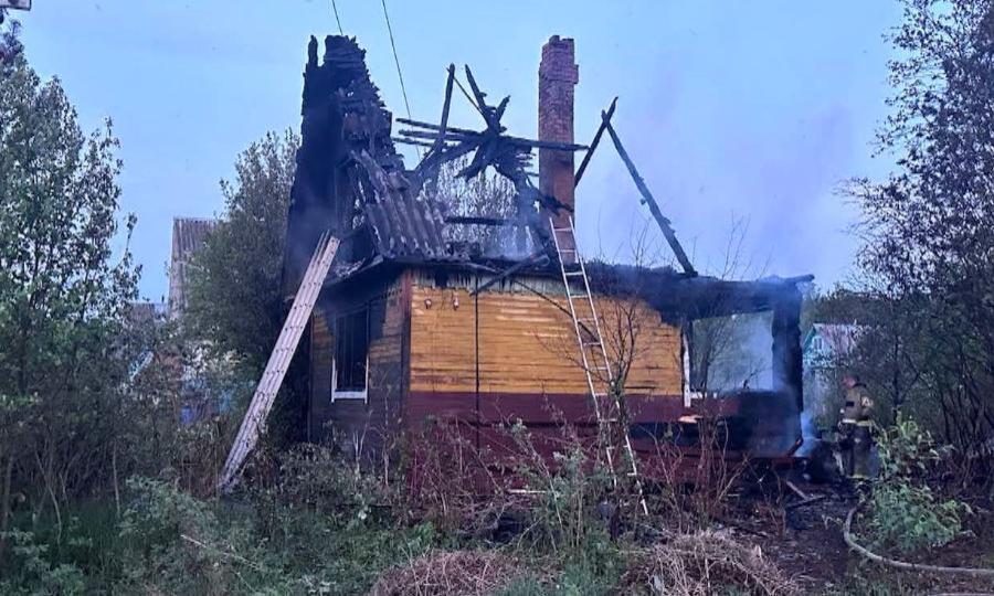 При пожаре в Котласском округе погиб пенсионер