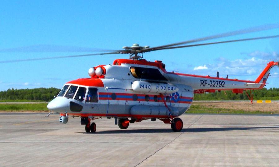 Первый арктический вертолёт МЧС сегодня прилетел в Архангельскую область