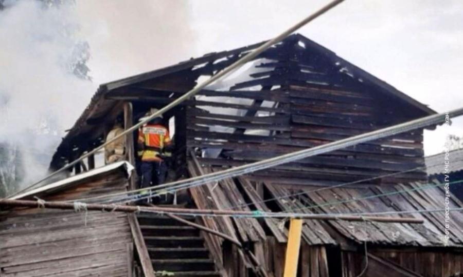 В Маймаксанском округе Архангельска детская шалость стала причиной пожара