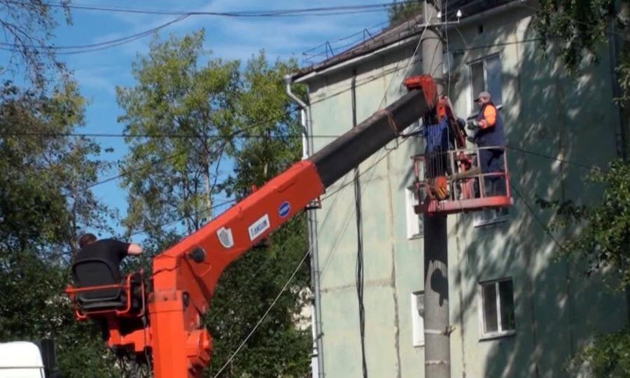 Сегодня в Архангельске будет включено уличное освещение